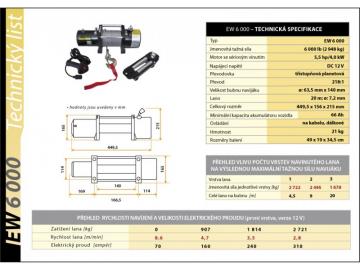 navijk XWINCH 6000 lb+ kladka